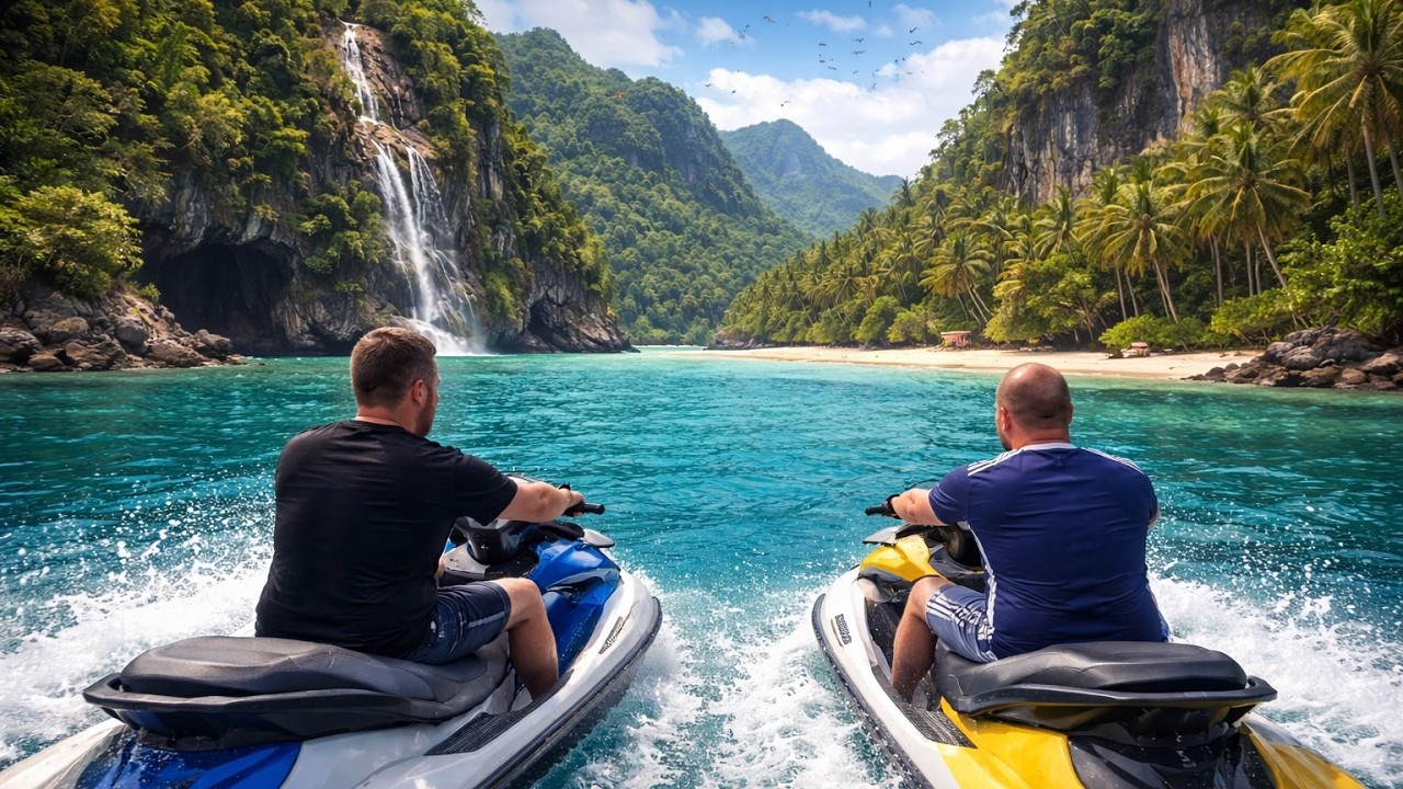 Thailand Travel Vibes Finale ☀️🇹🇭🏝️ Koh Yao Yai & Noi & Jetski Tour 🚤