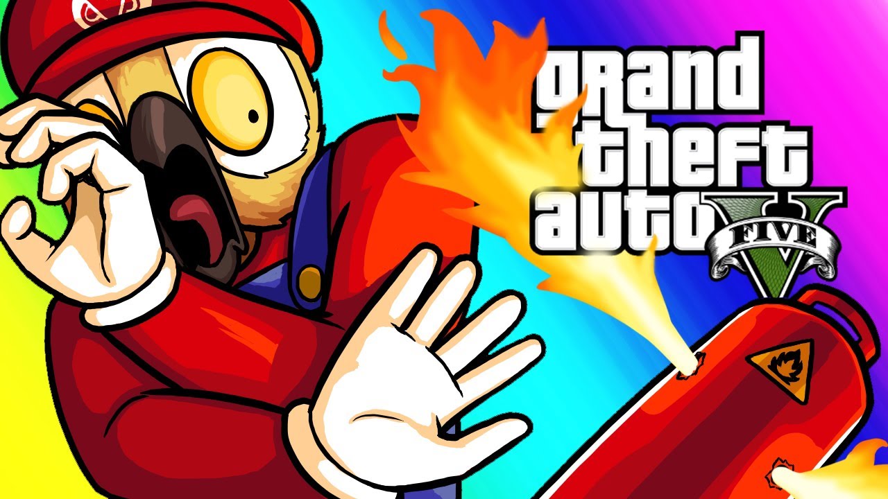 GTA5 Online Funny Moments - Donkey Kong Obstacle Course!