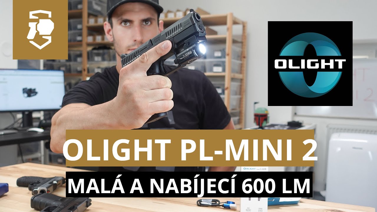 Olight PL-MINI 2 Valkyrie | 600 lm mal&aacute; a nab&iacute;jec&iacute; pistolov&aacute; sv&iacute;tilna