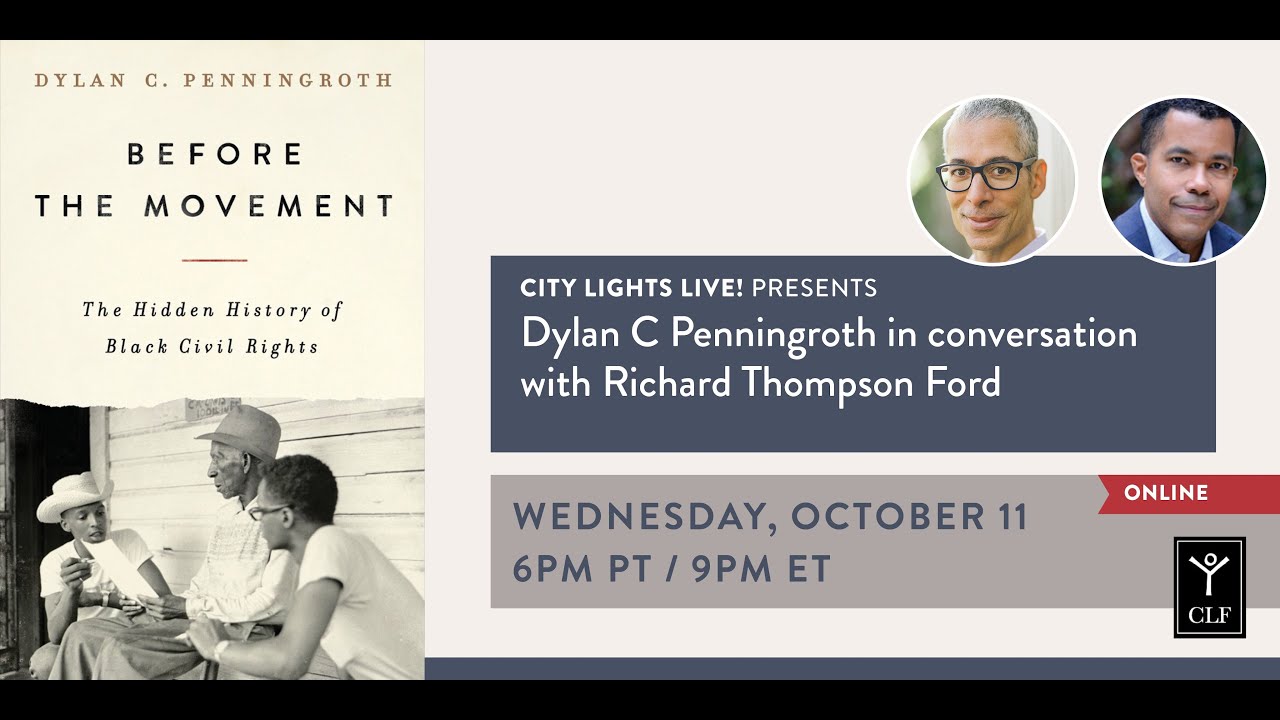 CITY LIGHTS LIVE! Dylan C Penningroth in conversation with Richard Thompson Ford