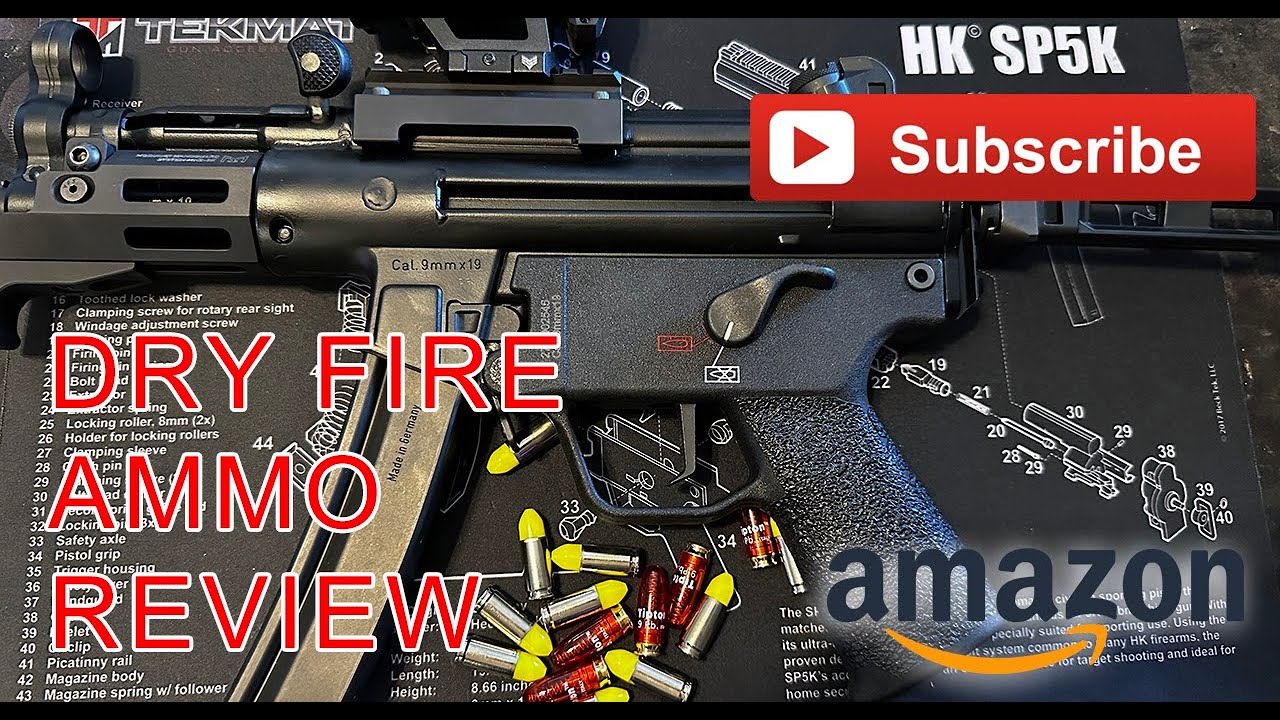 AMAZON Review DUMMY ROUNDS vs SNAP CAPS, dry fire ammunition rounds