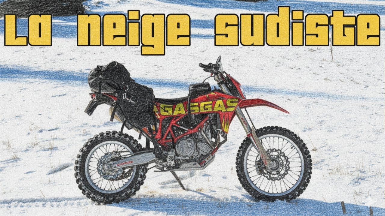 GasGas 700 ES - Sur les chemins hivernaux de la Prusse occidentale