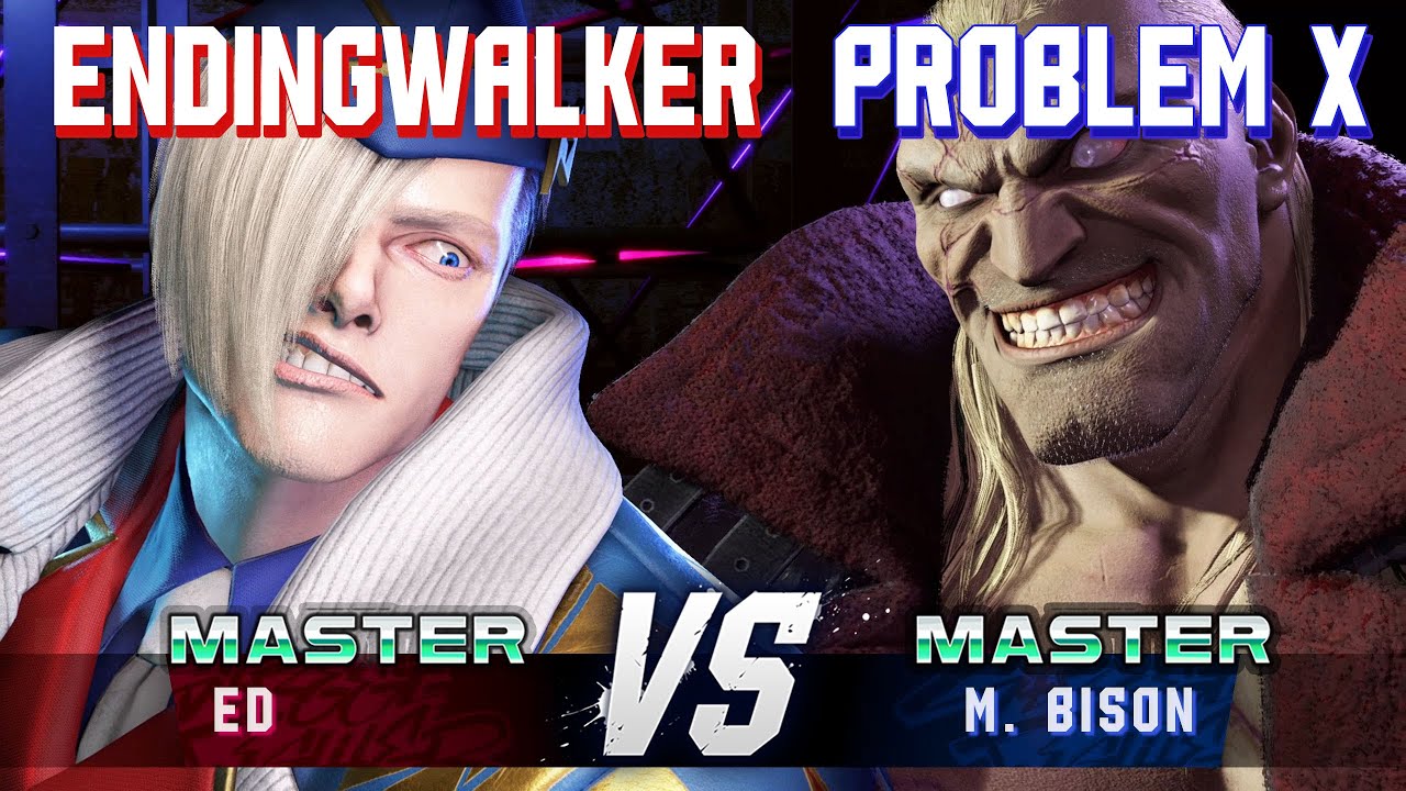 SF6 ▰ ENDINGWALKER (Ed) vs PROBLEM X (M.Bison) ▰ High Level Gameplay