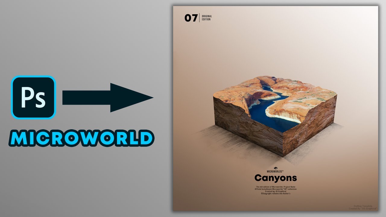 Create Microworld in photoshop like Benny Production | Canyons Photoshop Microworld