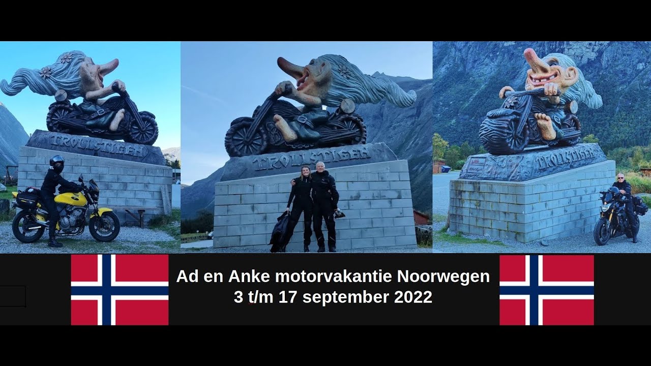 Norway motorcycle road movie Ad en Anke - september 2022
