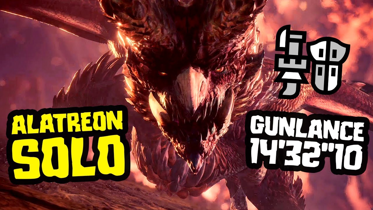 Alatreon Solo (Fire) - Elemental Gunlance - Monster Hunter World Iceborne
