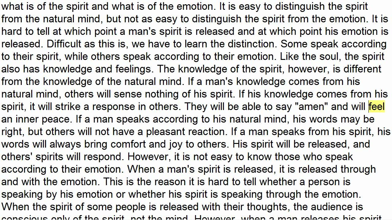 SPIRITUAL JUDGMENT - Watchman Nee