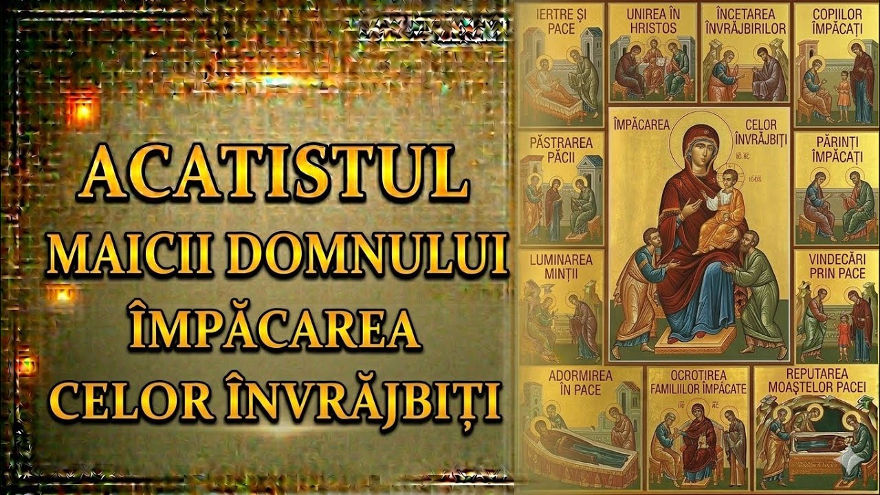 ACATISTUL MAICII DOMNULUI: ÎMPĂCAREA CELOR ÎNVRĂJBIȚI