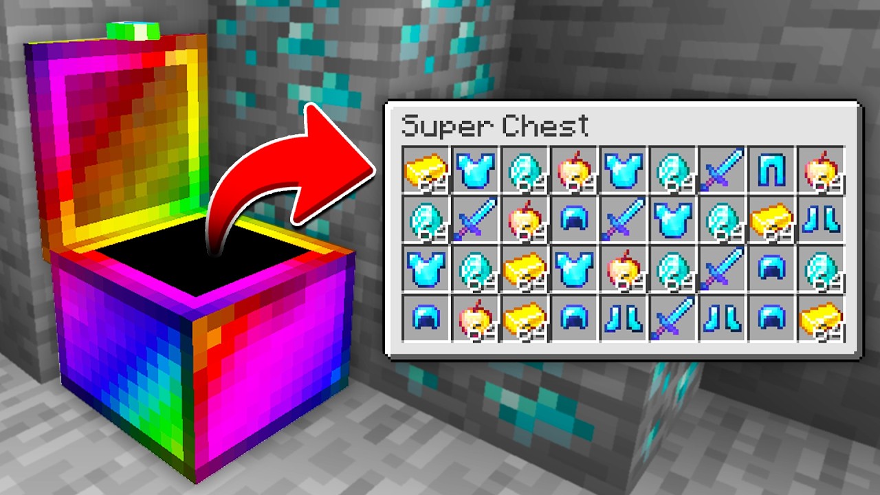 Minecraft, But With Super Chests..