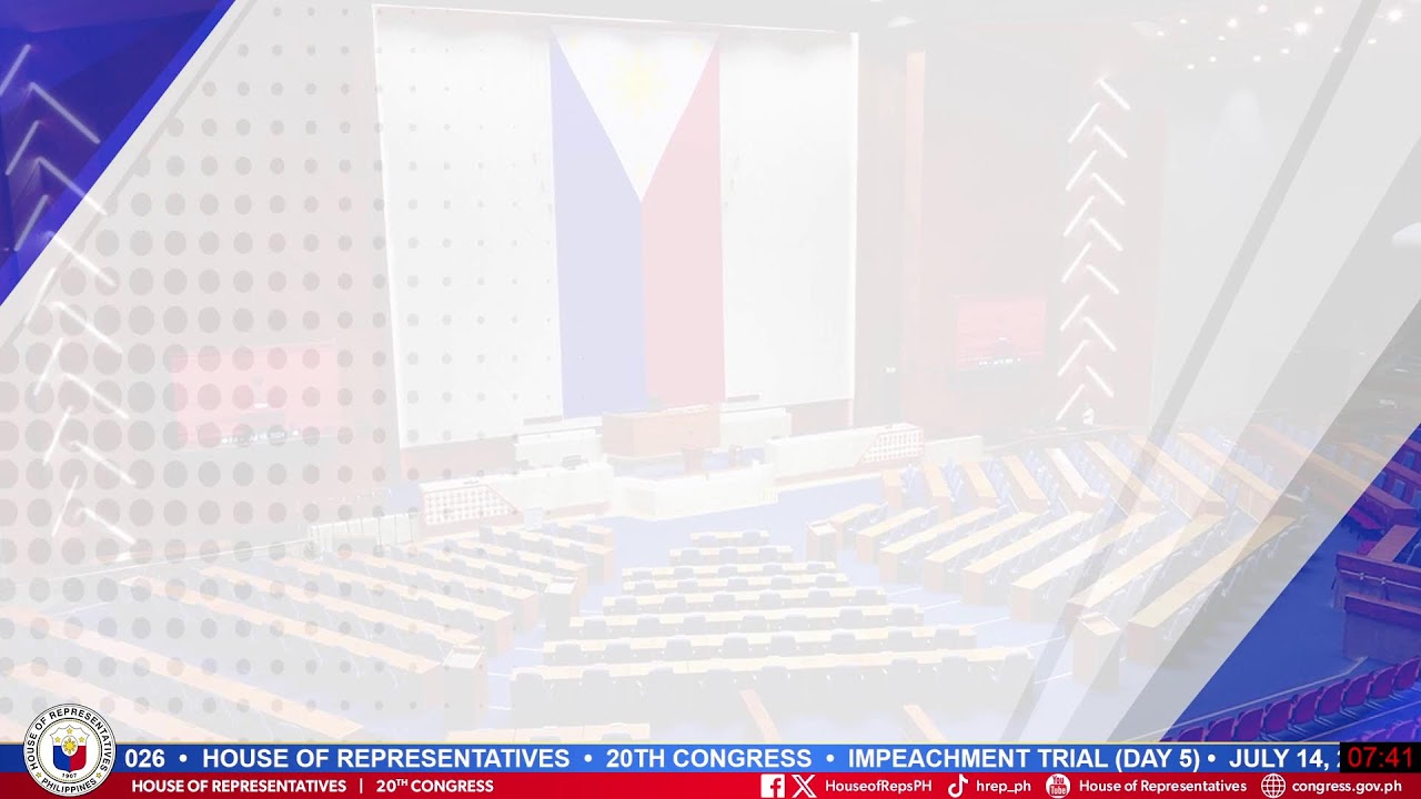 IMPEACHMENT TRIAL OF VP SARA DUTERTE (DAY 5)