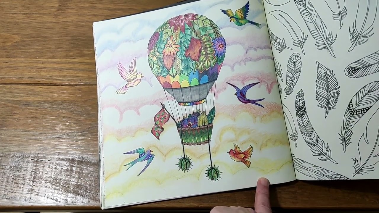 Johanna Basford Completed Pages Part 4 (Enchanted Forest)