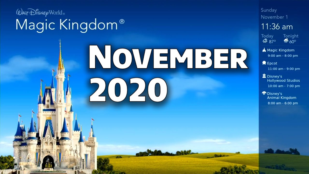 Walt Disney World Today Channel November 2020 - WDW Resort TV