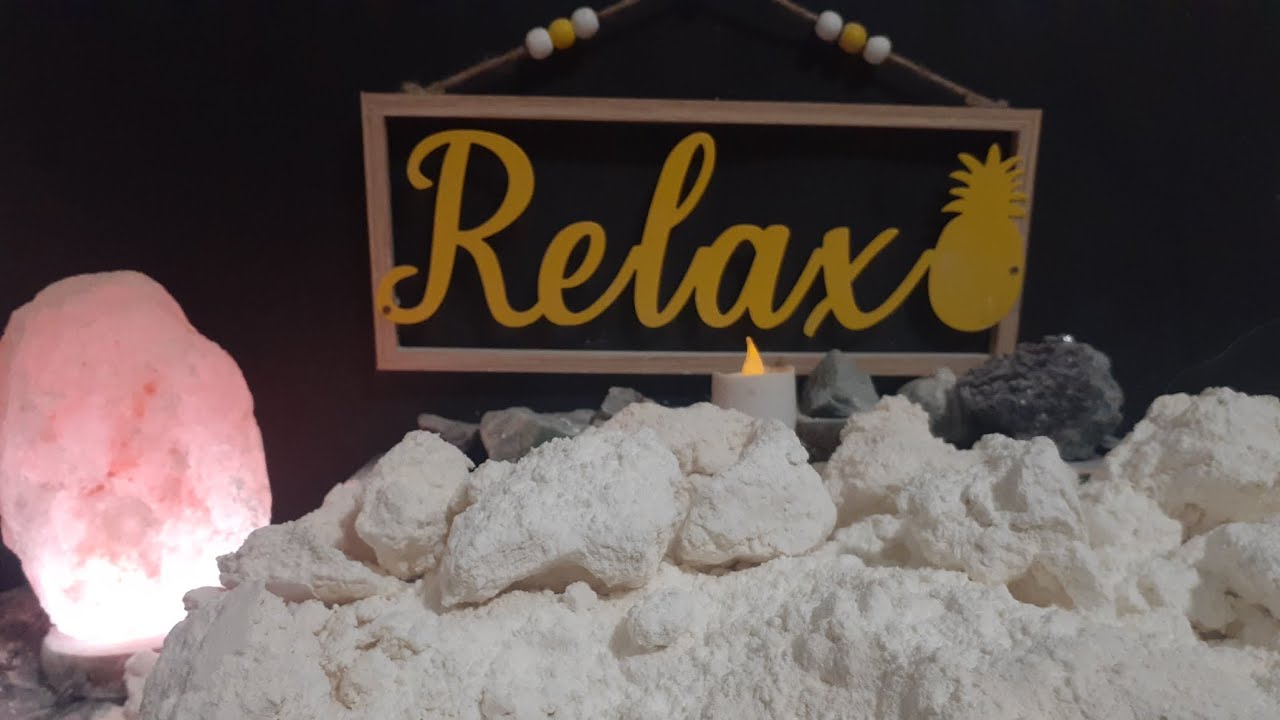 ASMR Pure White baking soda, cornstarch #oddlysatisfyingvideo  