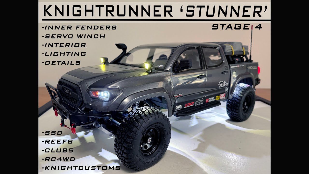 ELEMENT KNIGHTRUNNER BUILD: STAGE 4 - CUSTOM LIGHTING, INNER FENDERS, SERVO WINCH, INTERIOR & MORE