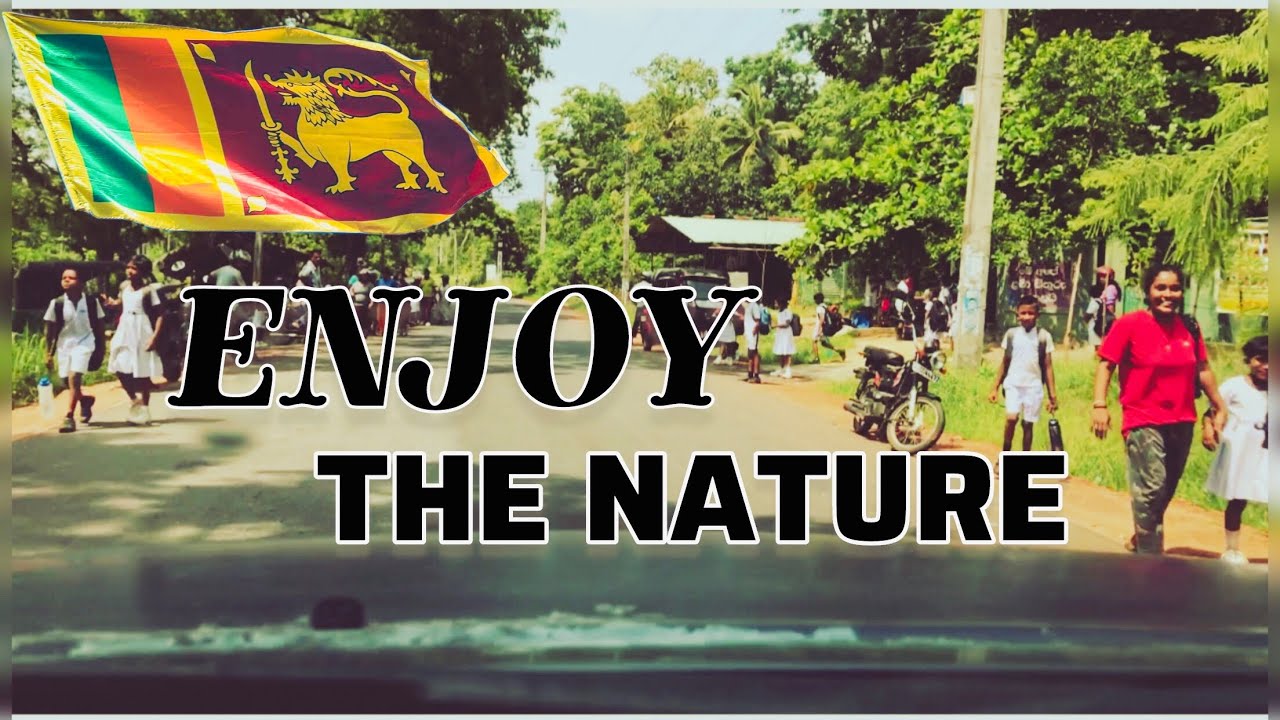 BEAUTIFUL VILLAGE SRI LANKA 🇱🇰 ROAD NATURE ENJOYING GUYS