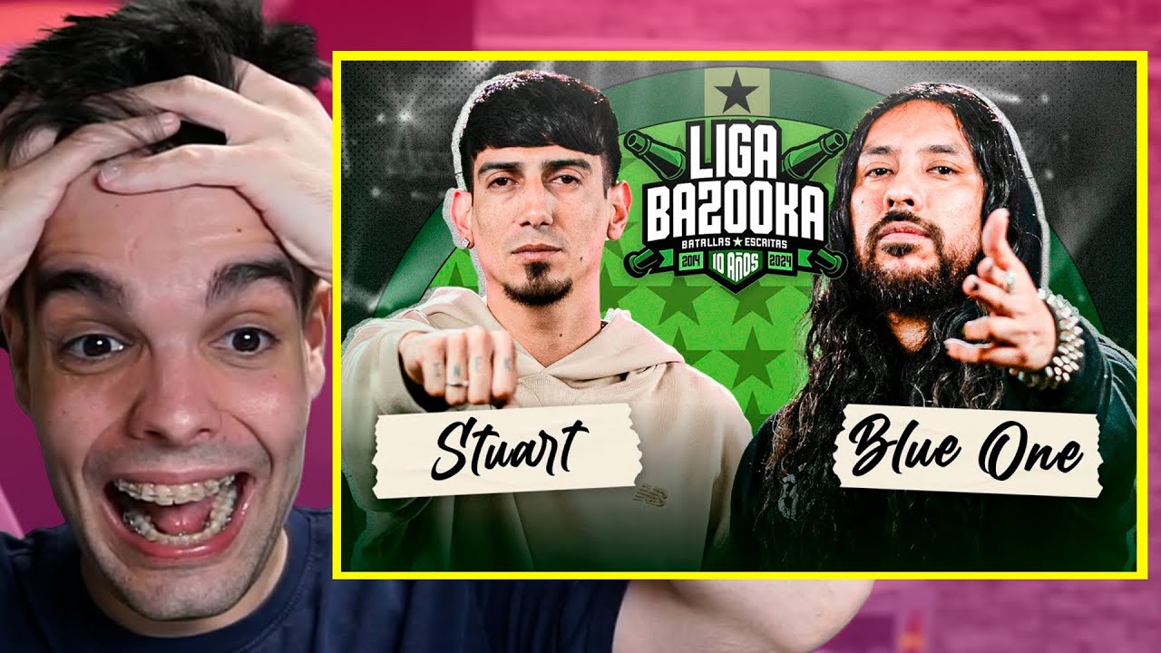 BLUE ONE SE OLVIDA el ROUND y STUART... 🔥BLUE ONE VS STUART en LIGA BAZOOKA🔥