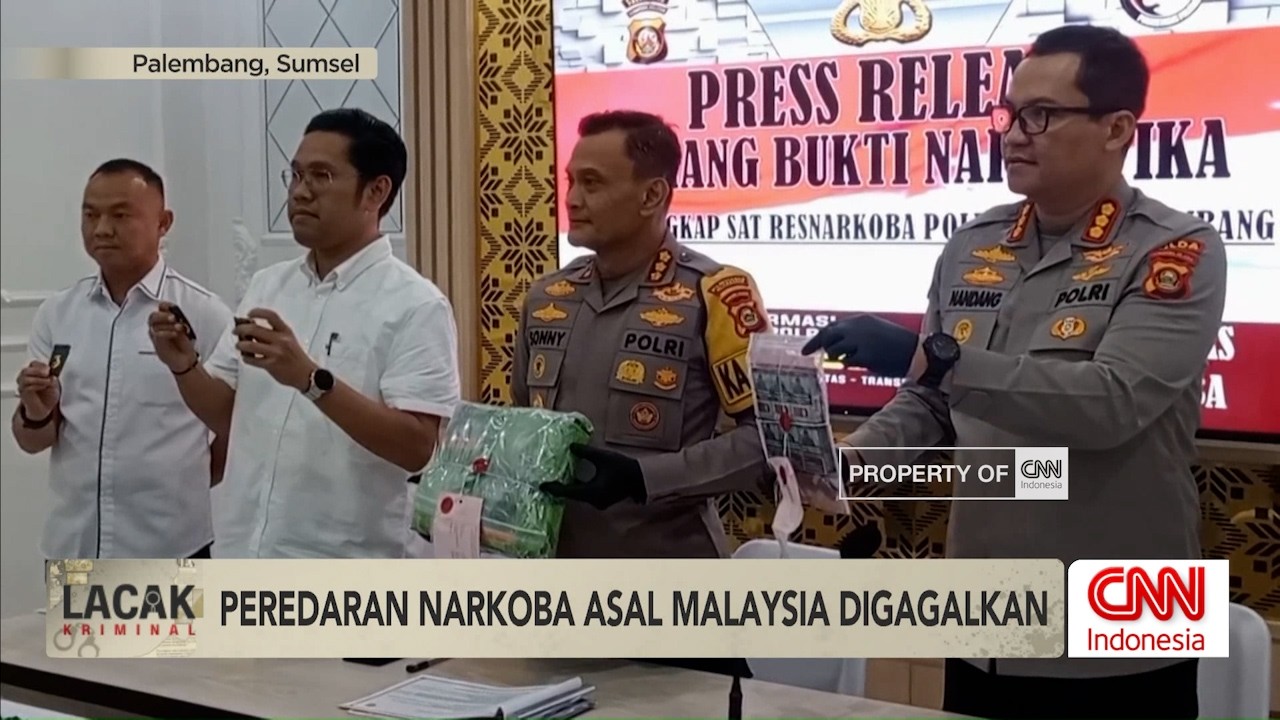 Peredaran Narkoba Asal Malaysia Digagalkan Polisi