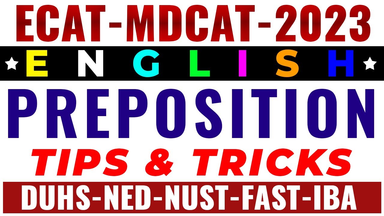 Preposition Lecture for Entry Test 2023