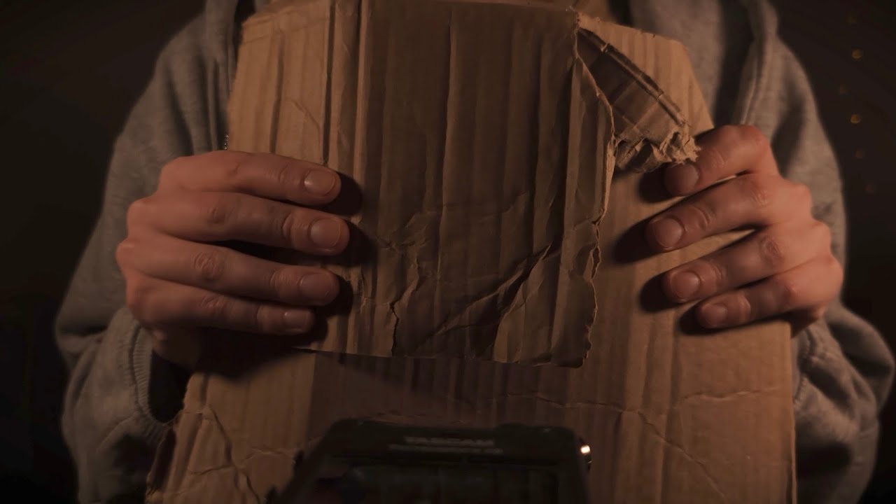 Soft Cardboard ASMR | Cardboard Tingles | Gentle Tapping & More (No talking)