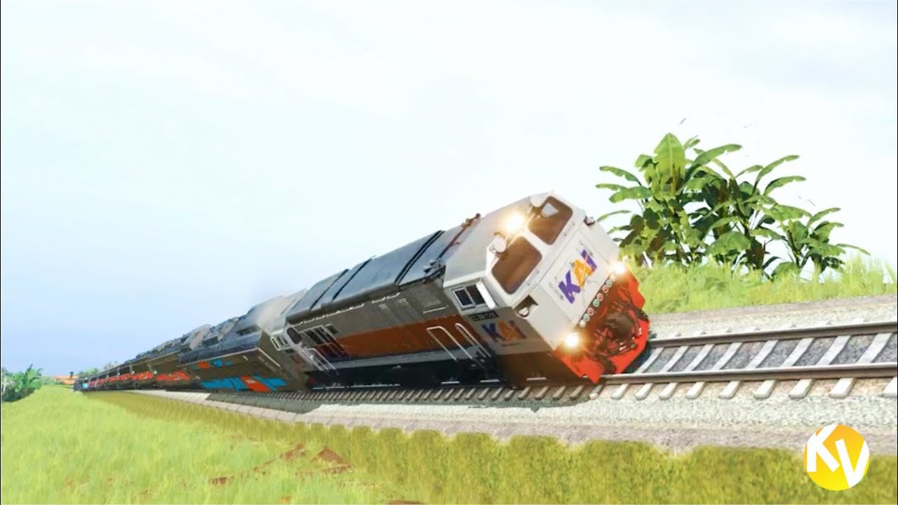Jalur Kereta Miring Bikin Merinding ⁉️🚂