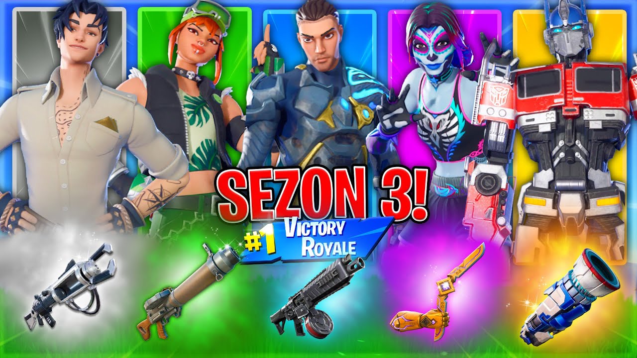 LOSOWY SKIN MAX KARNETU BOJOWEGO! w Fortnite Sezon 3