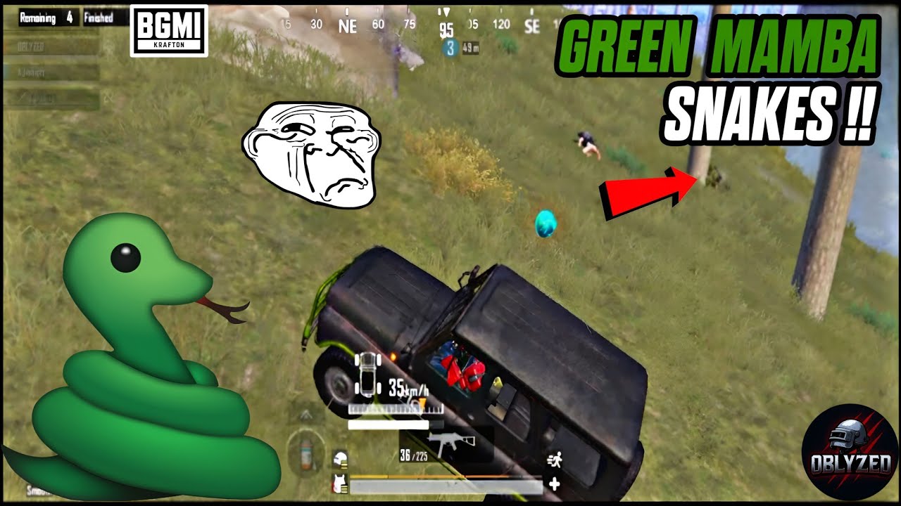 DEADLIEST SNAKES OF THIS NEW 4.0 UPDATE !! 🐍💀 | OBLYZED | #bgmi