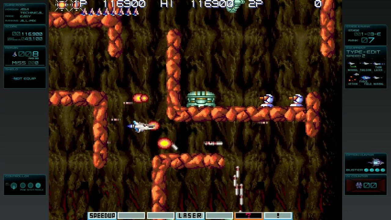 Gradius 3 Test Run