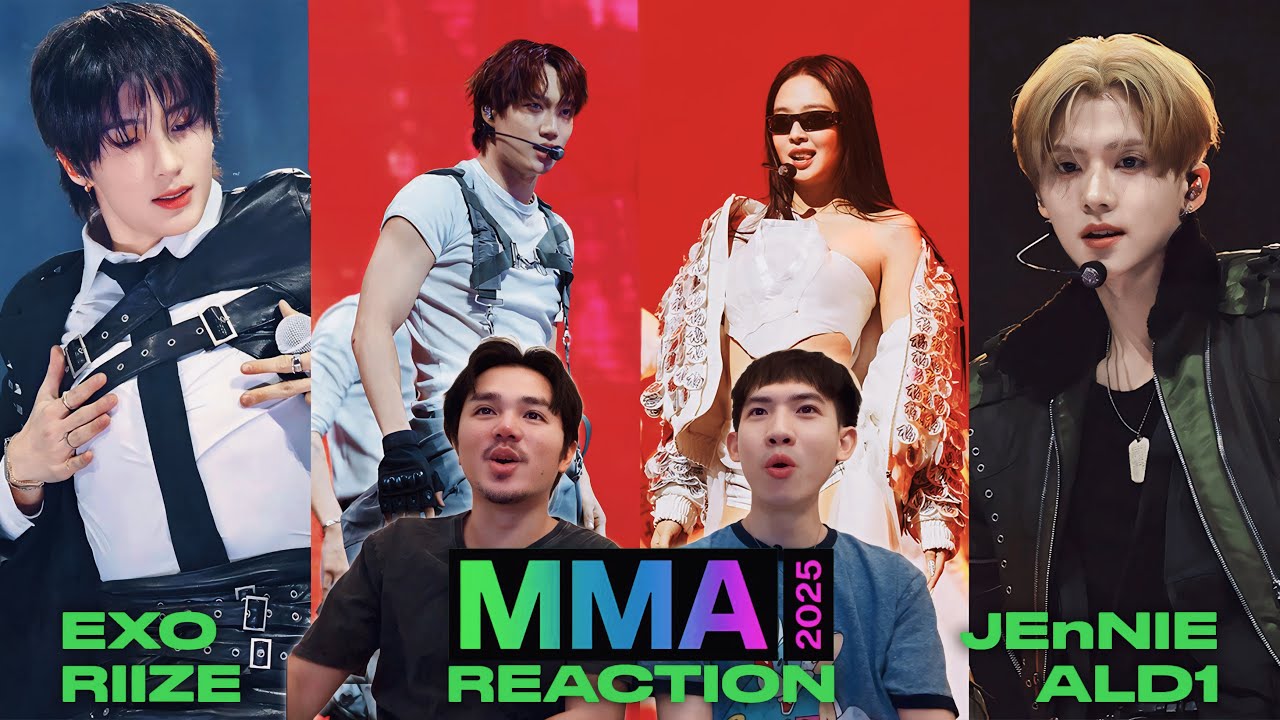Reaction Thai | [#MMA2025]  RIIZE , ALPHA DRIVE ONE, EXO, JENNIE  | Kibiboys