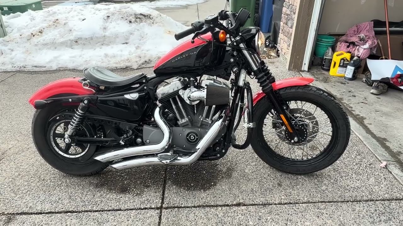 Hd sportster raw exhaust sound #bike #loud #trending #usa #youtube #harleydavidson 