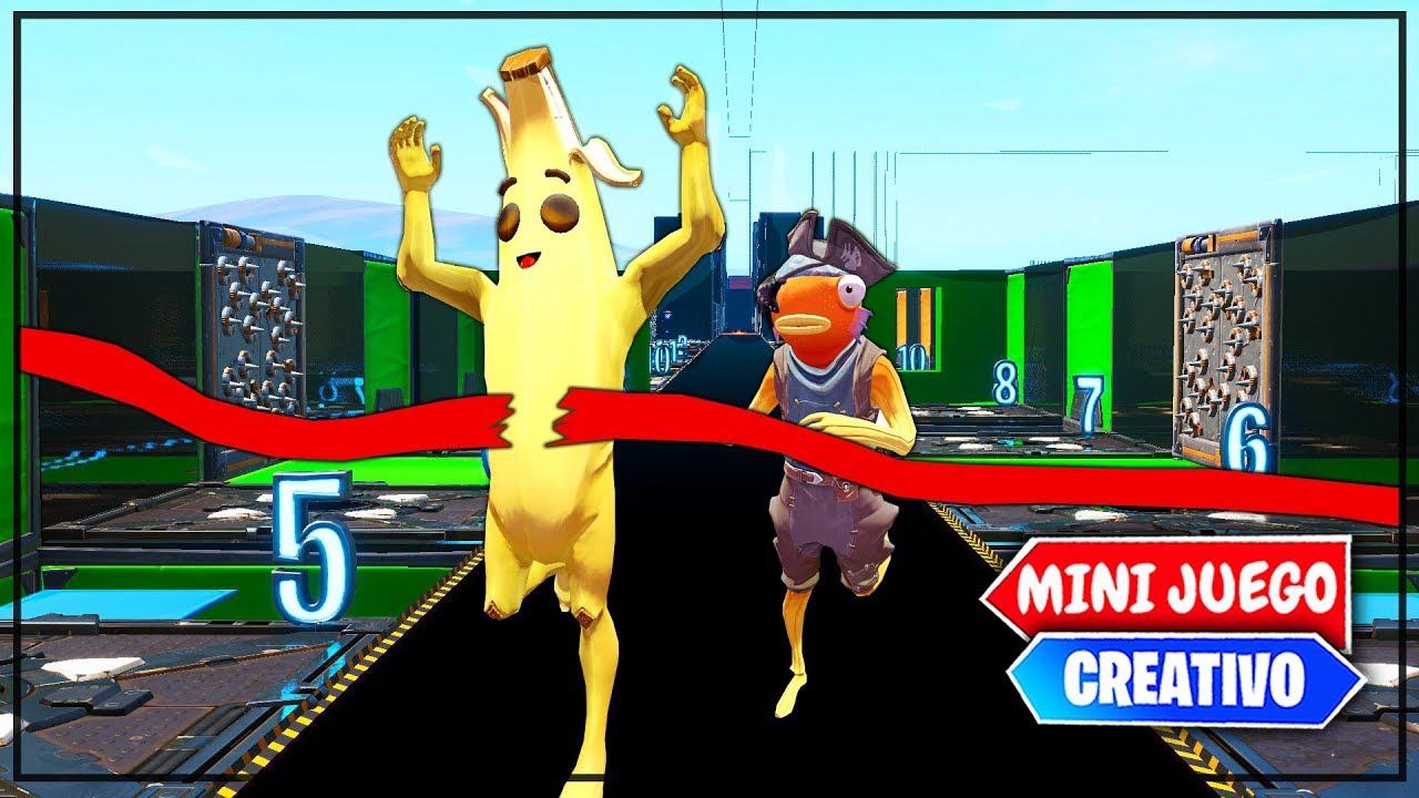 CARRERA *PARKOUR POR EQUIPOS* (FORTNITE MINIJUEGOS)