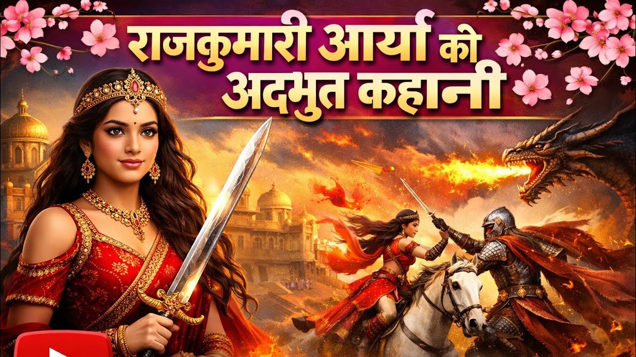 🌸 राजकुमारी आर्या की अद्भुत कहानी | एक प्रेरणादायक और रोमांचक यात्रा🔥 साहसी राजकुमारी आर्या की अनोखी