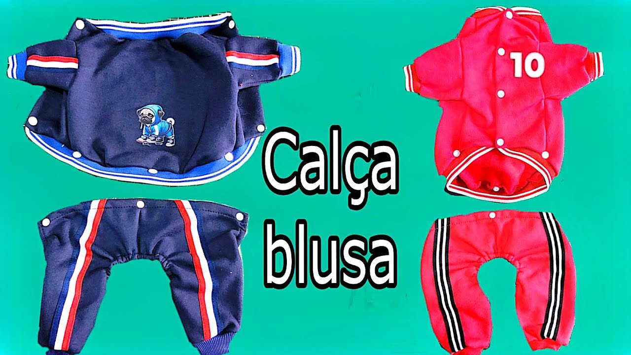 Conjunto cal&ccedil;a e blusa pet