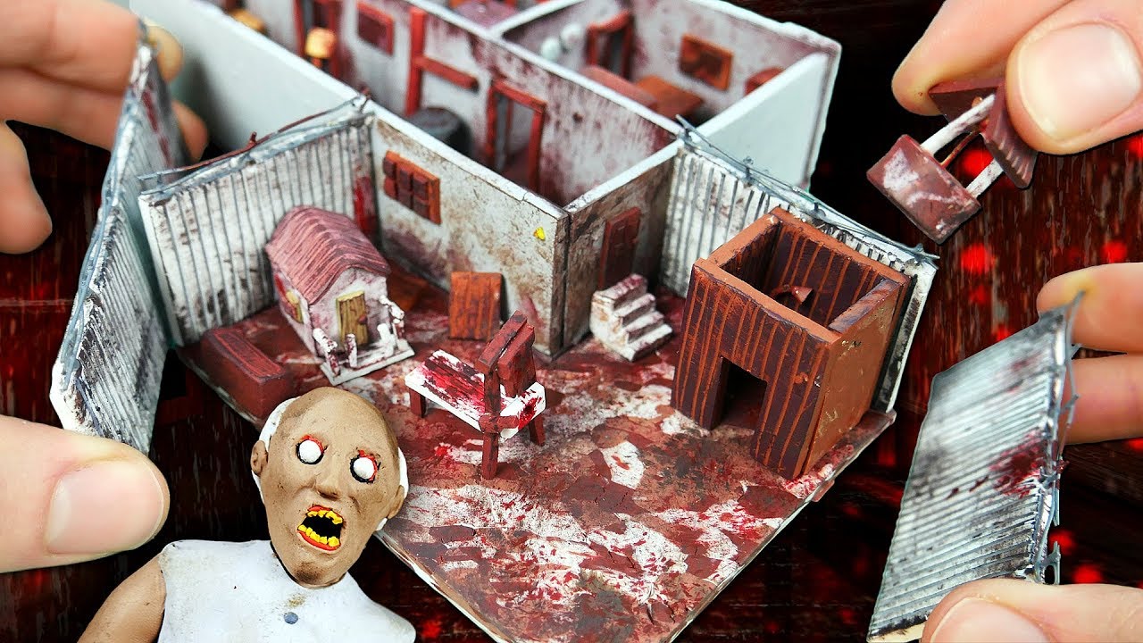 Making GRANNY'S Garden Miniature House in POLYMER CLAY!