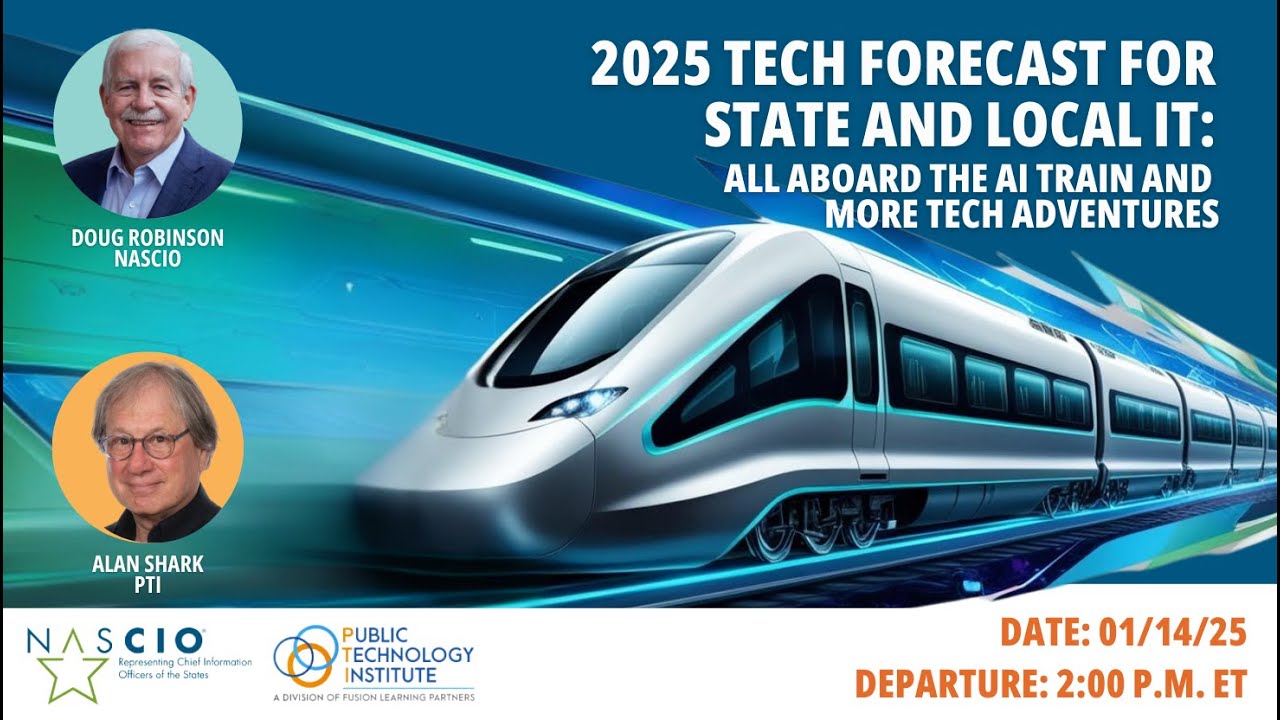 2025 Tech Forecast for State and Local IT: All Aboard the AI Train and More Tech Adventures