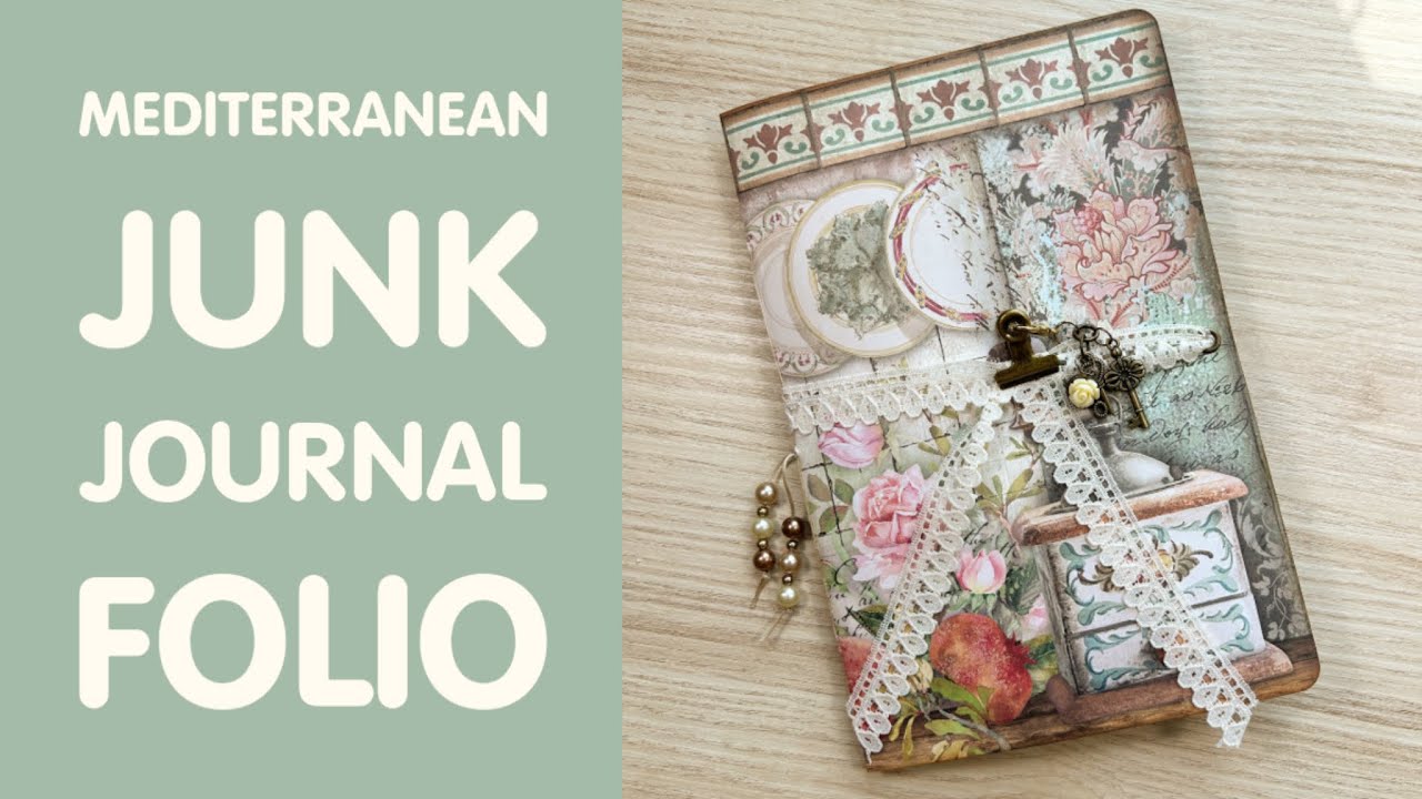 Mediterranean Junk Journal Folio Flip Through