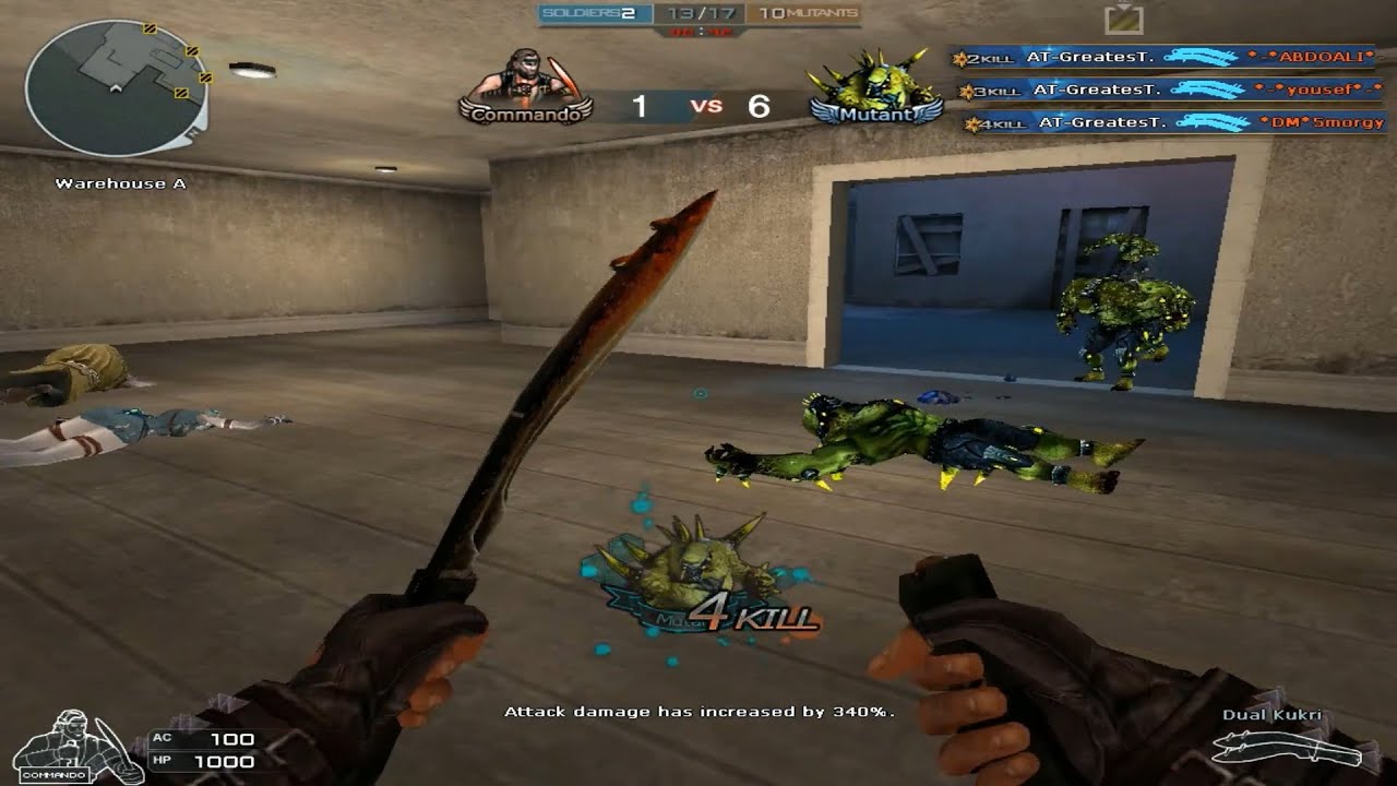 كروس فاير : لعب  على الهادي كده Crossfire west HMX Rooftop Gatling Gun -Infernal Dragon