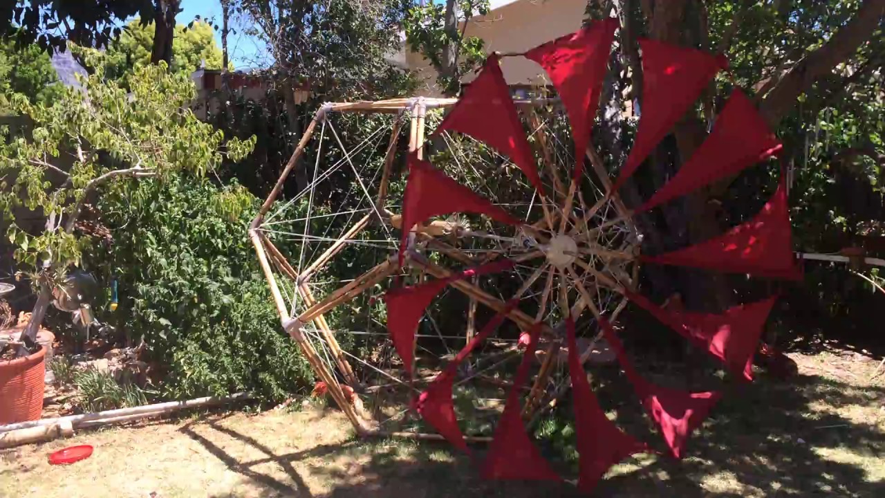 Dodecahedron Monochord - wind powered musical sculpture #ElementalInstruments #AndyWilding #432Hz