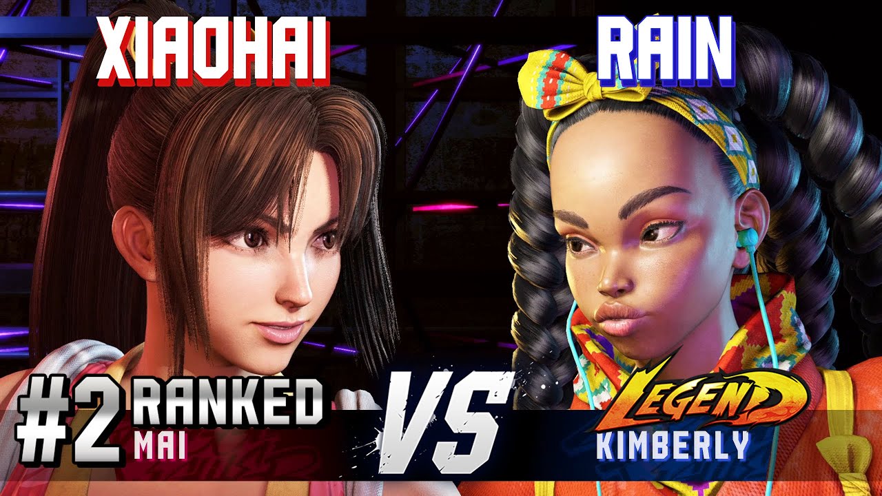 SF6 ▰ XIAOHAI (#2 Ranked Mai) vs RAIN (Kimberly) ▰ High Level Gameplay