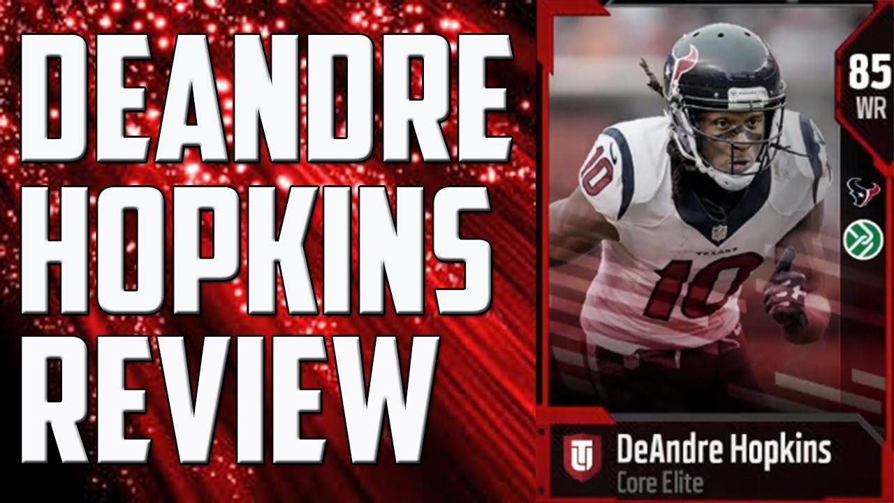 HOW GOOD IS 85 OVERALL DEANDRE HOPKINS? MUT 18 CARD REVIEW