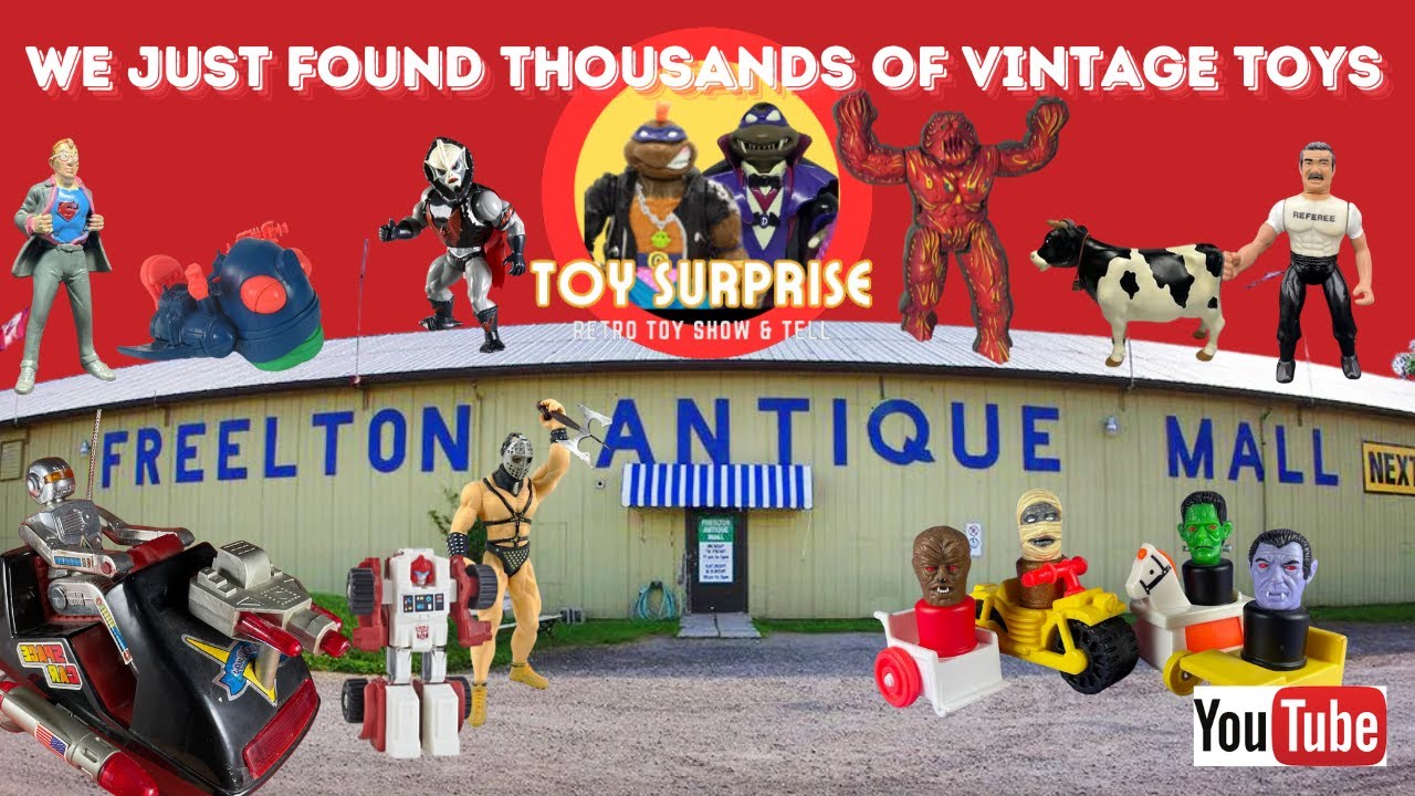Episode 23 We found Thousands of vintage toys at the Freelton Antique Market.