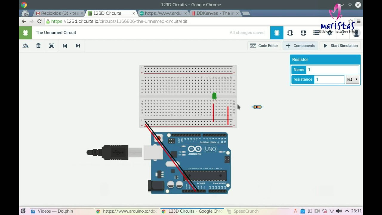 Introducción al diseño de circuitos con 123d.circuits.io