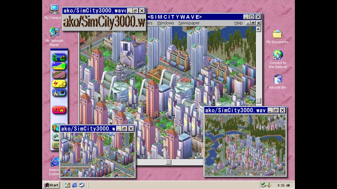 ako - SimCity3000.wave I (New Terrain) [vaporwave / utopian virtual]