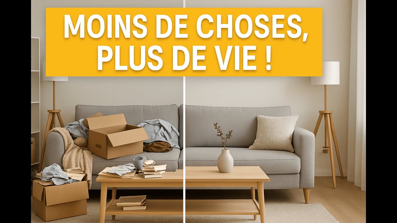 Minimalisme  Libérez vous du superflu en 3 étapes simples