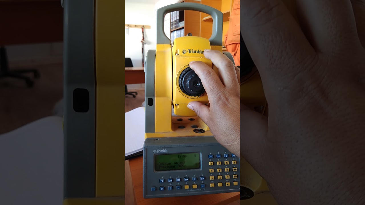 trimble 3600 estacion conocida y levantamiento