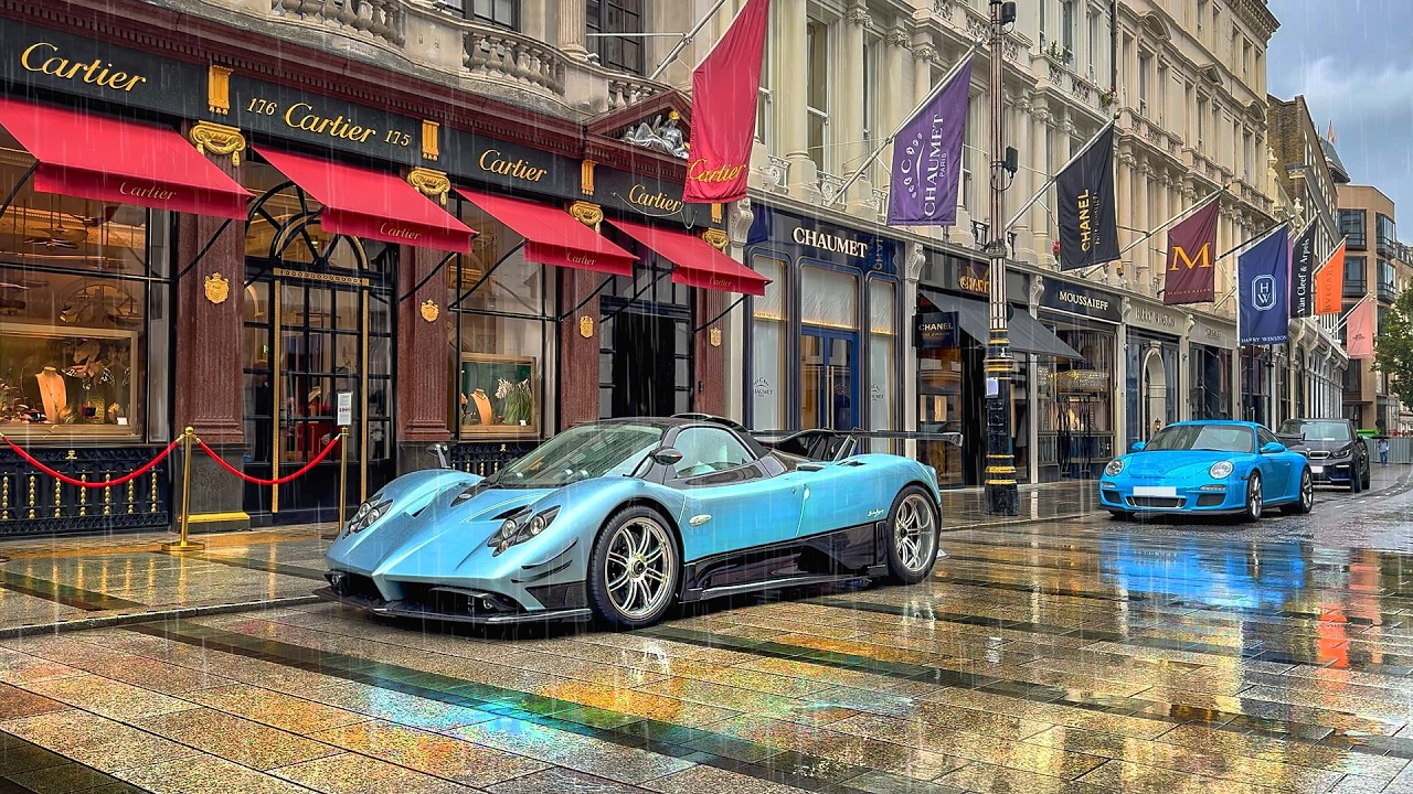 Rainy London Walk 2026 ☔️ Wet West End & Mayfair Morning Walking Tour | 4K HDR