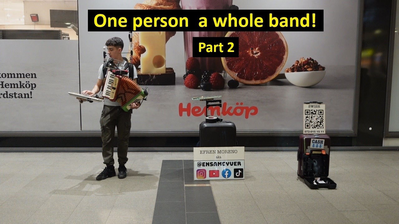 One person  a whole band, Efren Moreno del 2
