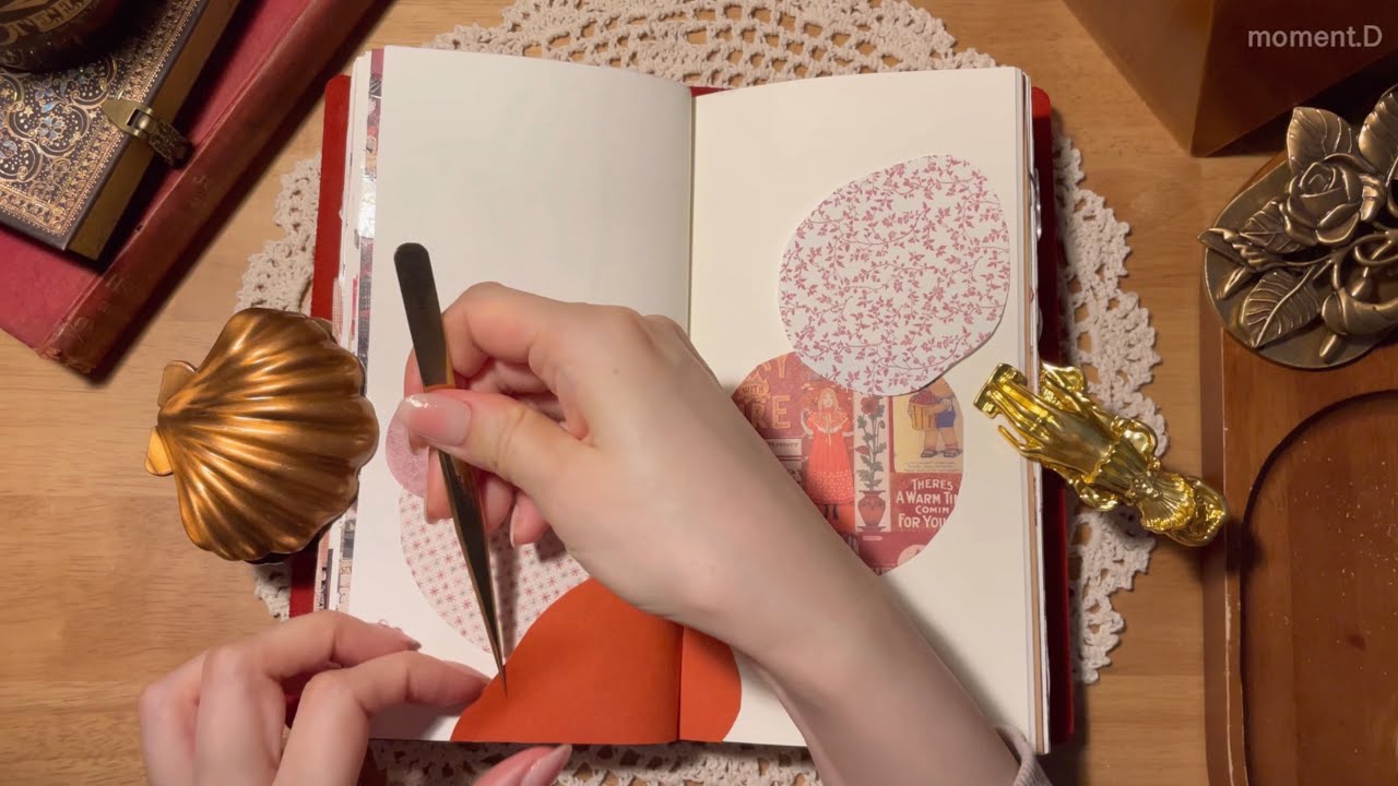 2026 새로운 해를 맞이하며🎉 Happy New Year🎉 ASMR Art Journaling #scrapbooking #papertherapy #コラージュ #collage 다꾸