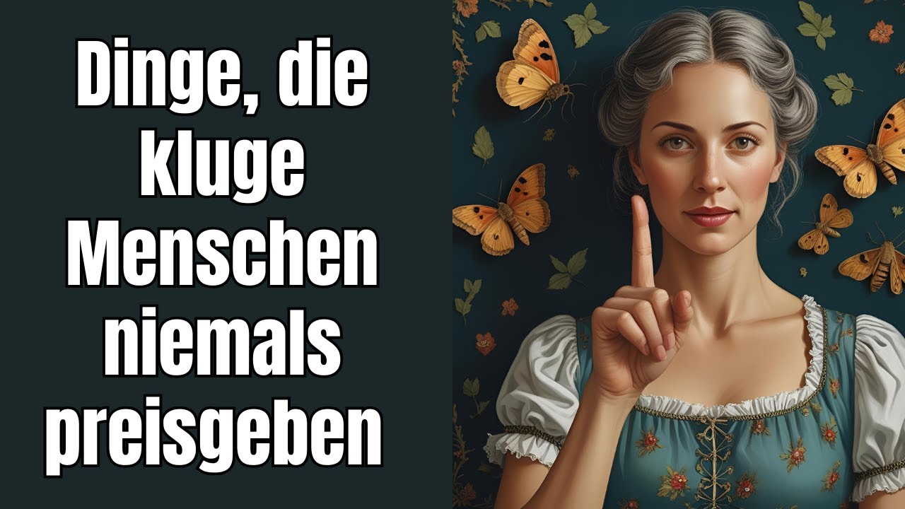10 Dinge, die kluge Menschen niemals preisgeben würden!