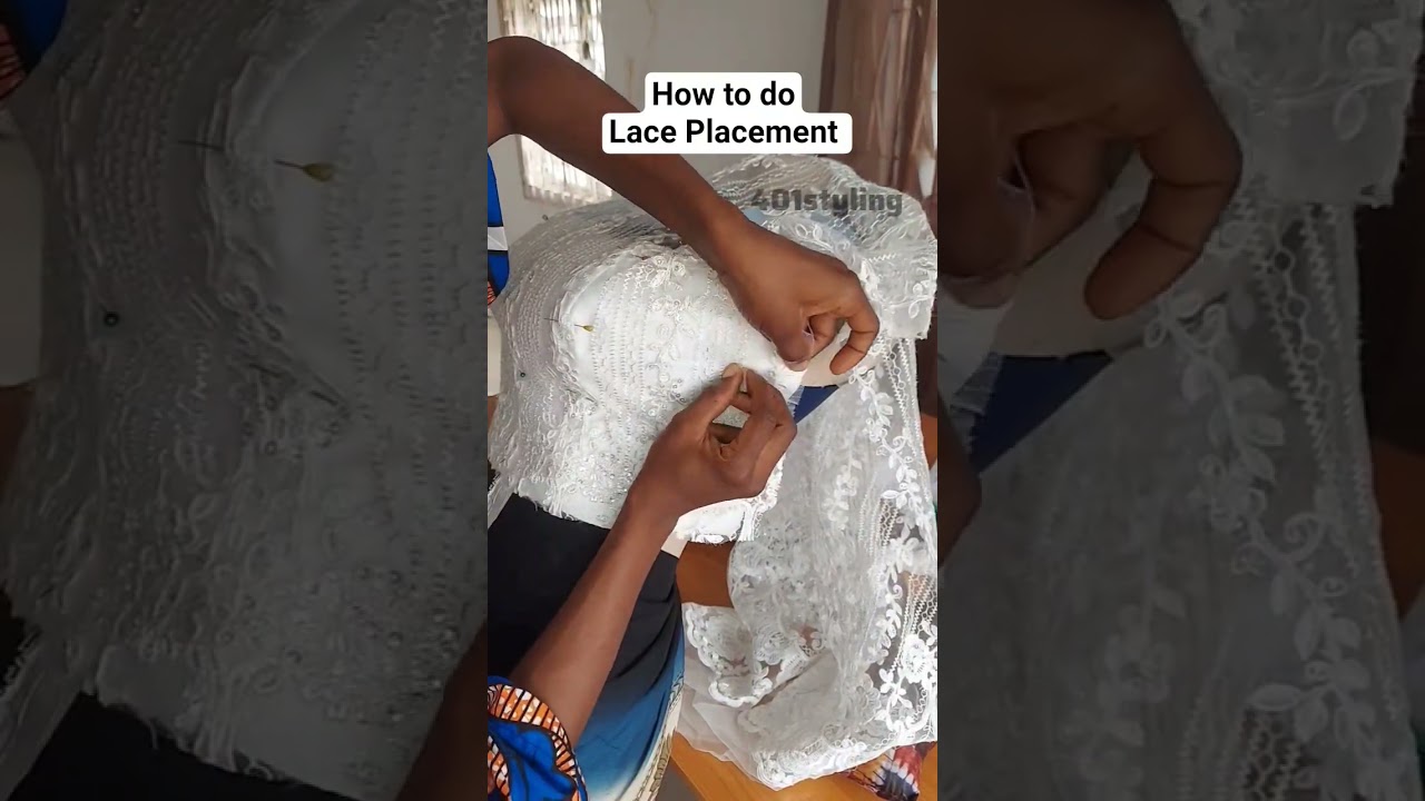 Размещение кружева или ткани #diy #401styling #sewingtutorial