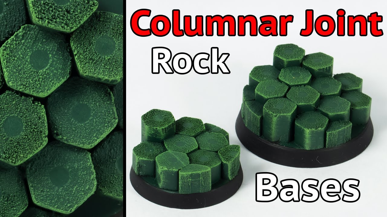 THESE BASES ARE #2 ✏️ Columnar Joint Rock Formations!